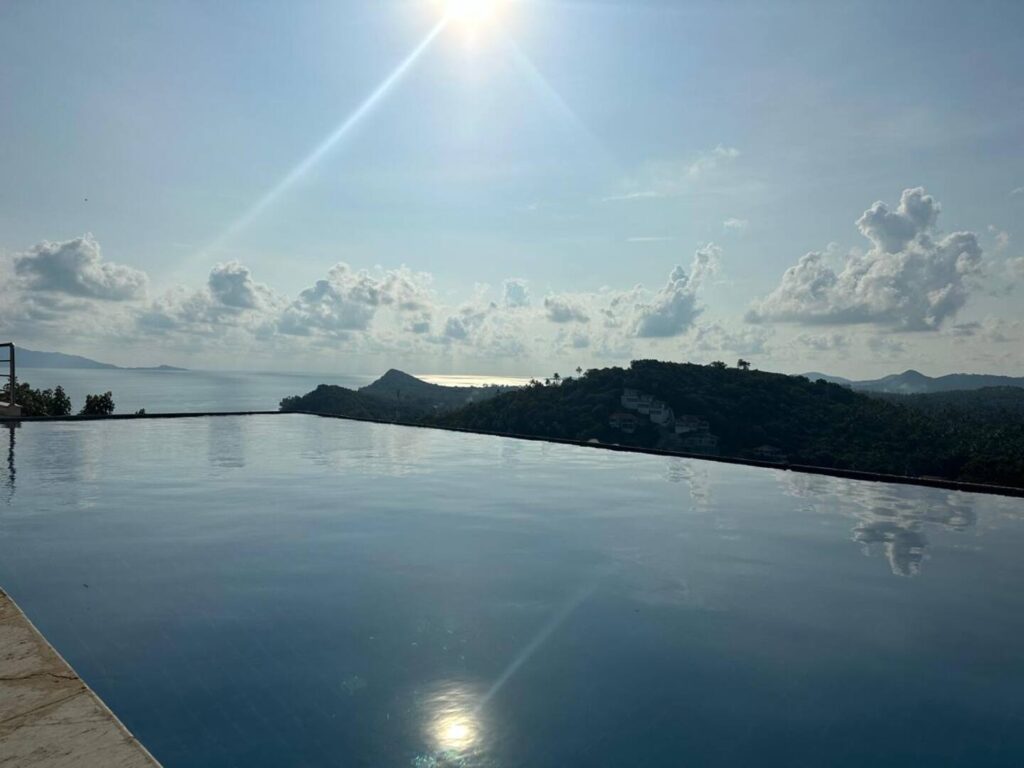 Villa with coral view